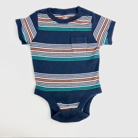 Striped baby onesie - Picture 1 of 4